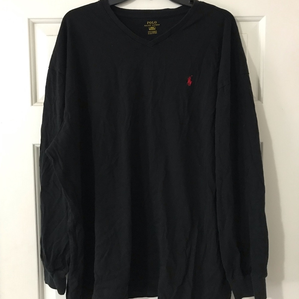 Ralph Lauren V-neck long-sleeve T-shirt